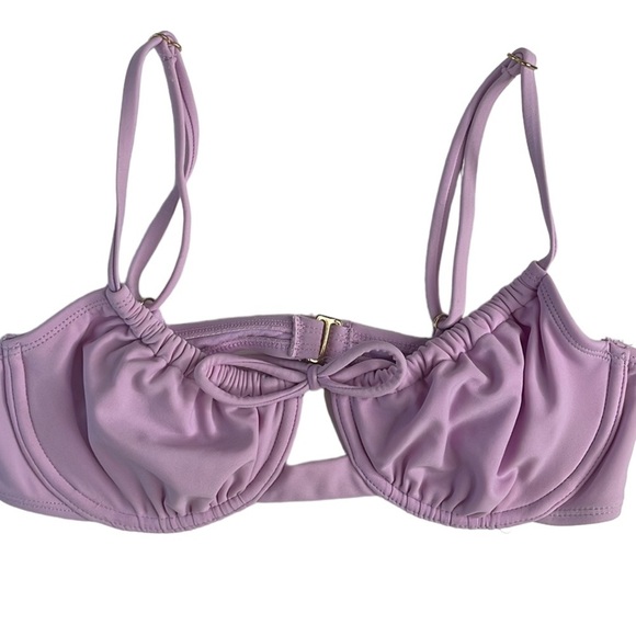 Xhilaration Lilac Bikini Bra Underwire Top M - Picture 1 of 13